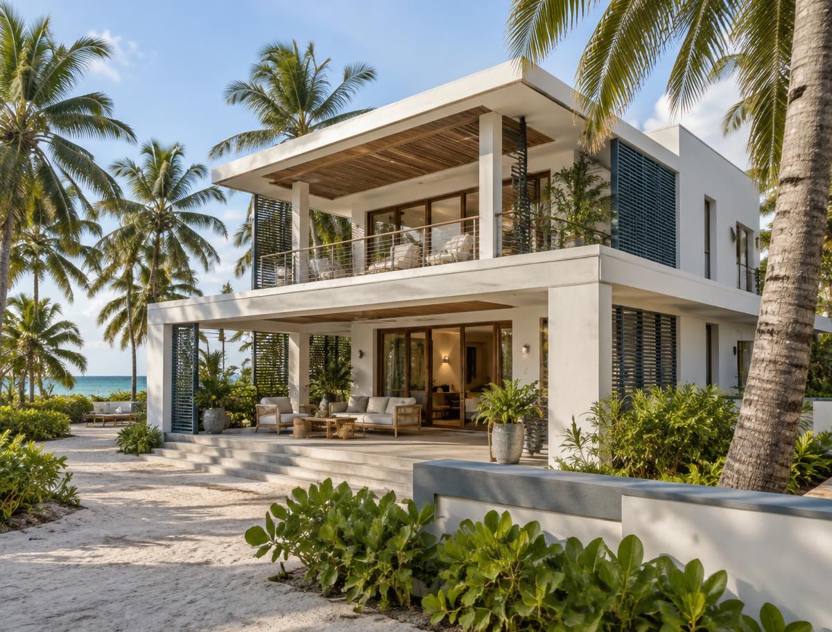 Contemporary tropical residence
